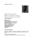 Curriculum VITAE- Gabriel Vidal.