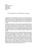 TEXTO ARGUMENTATIVO (LAS SORPRESAS DEL NITROGENO)