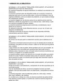 LOS ALUMNOS TRABAJARÁN GRUPALMENTE, SITUACIÓN DE ESCRITURA (DICTADO DE PREGUNTAS).