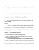 Realización de investigación sobre las fases del proceso de administración de proyectos