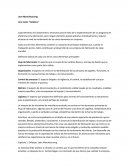 Criterios de un Analís de Operación.