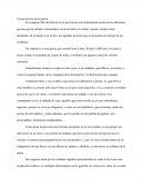 Consecuencias de la guerra.