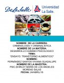 Desarrollo Humano: Trastornos alimenticios