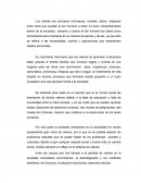 Crisis de valores en la sociedad venezonala.