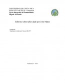 Informe sobre taller. El Racismo y su connotacion eurocéntrica