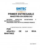 LA IMPORTANCIA DEL CONTRATO SOCIAL.