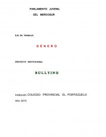 Proyecto 2015 Parlamento.Portezuelo.. Página 1