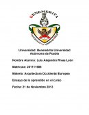Ensayo de Arquitectura Occidental Europea