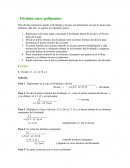 División entre polinomios.