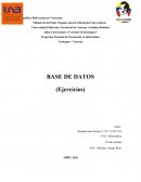 Ejercicios de Base de Datos.