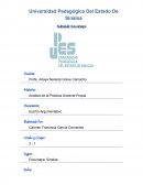 Contenido Formativo de la Experiencia Escolar.