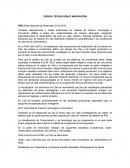 CIENCIA TECNOLOGÍA E INNOVACIÓN. PND
