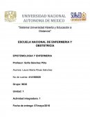 EPISTEMOLOGIA Y ENFERMERIA.