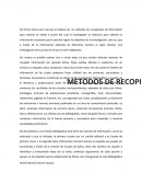 Ensayo de metodolofia