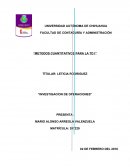 Ensayo operación de investigaciones