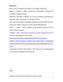 Evaluación de Proyectos.