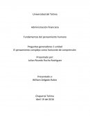 Fundamentos del pensamieto humano.