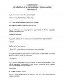 INTRODUCCION A LA PARASITOLOGIA.