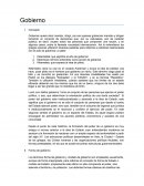 Gobierno. Derecho constitucional
