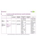 PLAN DE ACCIÓN GESTIÓN DEL TALENTO HUMANO