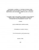 DECLARACION DE FINANCIAMIENTO Y DE CONFLICTOS DE INTERESES
