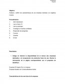 Analizar y definir las características de una empresa inclinada a la logística inversa.