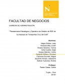 Planeamiento estratégico y operativo de gestión de RSE de la empresa de Transportes Cruz del Sur