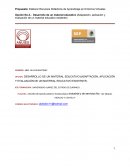 DESARROLLO DE UN MATERIAL EDUCATIVO (ADAPTACIÓN, APLICACIÓN Y EVALUACIÓN DE UN MATERIAL EDUCATIVO EXISTENTE)
