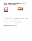 DESARROLLO DE UN MATERIAL EDUCATIVO (ADAPTACIÓN, APLICACIÓN Y EVALUACIÓN DE UN MATERIAL EDUCATIVO EXISTENTE)