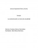 La contaminación un tema de actualidad