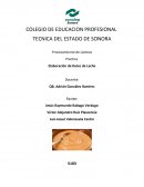 Practica Elaboración de Dulce de Leche