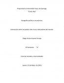 Geografía política y económica. Interacción entre los países más ricos y más pobres del mundo.