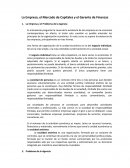 La Empresa, el Mercado de Capitales y el Gerente de Finanzas