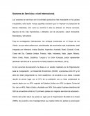 Sectores de Servicio a nivel Internacional