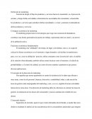 La Definición de marketing.