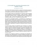 Educación Universitaria boliviana y pensamiento Crítico