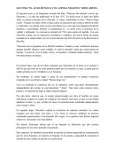 LECTURA “EL ALMA HUMANA Y EL ANIMAL MAQUINA” (DESCARTES)