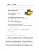 Análisis formal mesa pétalo