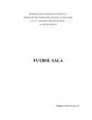 Fútbol Sala. Fundamentos Técnicos