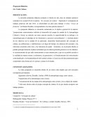 Propuesta Didáctica.