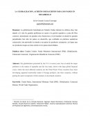 LA GLOBALIZACION, ACIERTO O DESACIERTO PARA LOS PAISES EN DESARROLLO