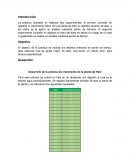La práctica consistió en elaborar dos experimentos