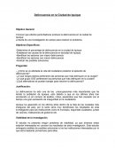 Delincuencia en la Ciudad de Iquique