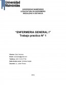 MODALIDAD A DISTANCIA “ENFERMERIA GENERAL I”