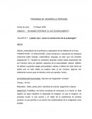 Programa desarrollo personal
