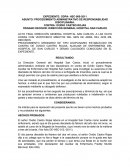 Procedimiento administrativo de responsabilidad disciplinaria
