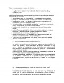 ¿Qué tienen de común los modelos de dirección descritos, Sony, Panasonic y HP?