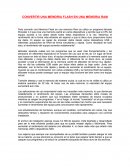 CONVERTIR UNA MEMORIA FLASH EN UNA MEMORIA RAM.