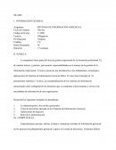 Asignatura : SISTEMAS DE INFORMACIÓN GERENCIAL