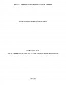 BREVE CRONOLOGIA ACERCA DEL ESTUDIO DE LA CIENCIA ADMINISTRATIVA